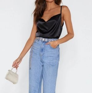 Nasty Gal Satin Top